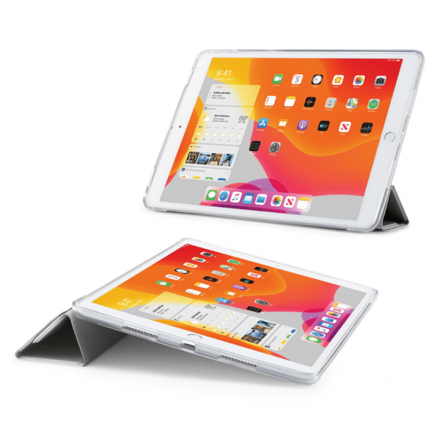 Pipetto iPad 10.2 (gen. 7/8/9) Cover Metallic Origami Sølv
