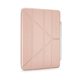 Pipetto iPad Air 11 (M2/M3/M4) Cover Origami No3 Pencil Case Metallic Rosa