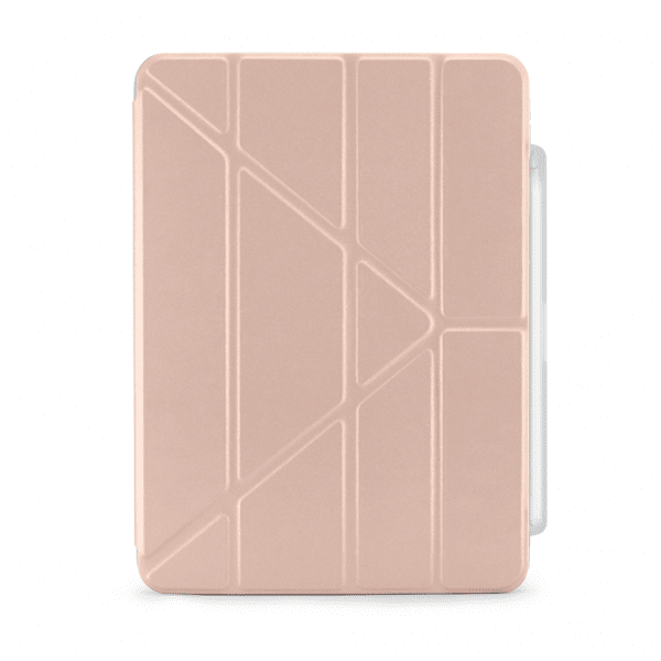 Pipetto iPad Air 11 (M2/M3/M4) Cover Origami No3 Pencil Case Metallic Rosa
