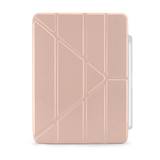 Pipetto iPad Air 11 (M2/M3/M4) Cover Origami No3 Pencil Case Metallic Rosa