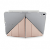 Pipetto iPad Air 11 (M2/M3/M4) Cover Origami No3 Pencil Case Metallic Rosa
