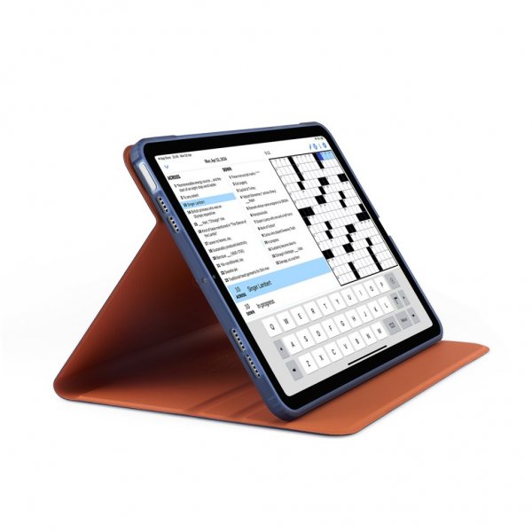 Pipetto iPad Air 11 (M2/M3/M4) Cover Origami No5 Rotating Folio Case Mørkeblå