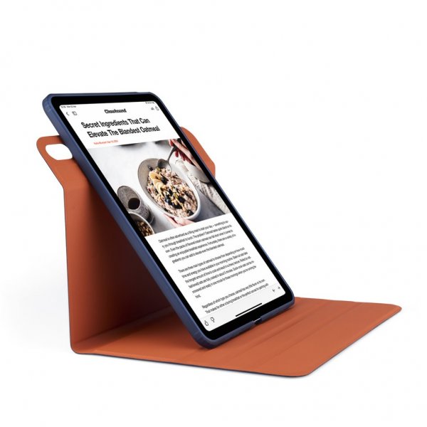 Pipetto iPad Air 11 (M2/M3/M4) Cover Origami No5 Rotating Folio Case Mørkeblå
