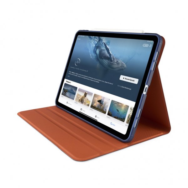 Pipetto iPad Air 11 (M2/M3/M4) Cover Origami No5 Rotating Folio Case Mørkeblå