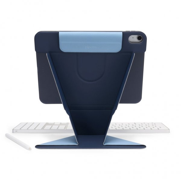 Pipetto iPad Air 13 (M2/M3/M4) Cover Origami No6 Stand Blå