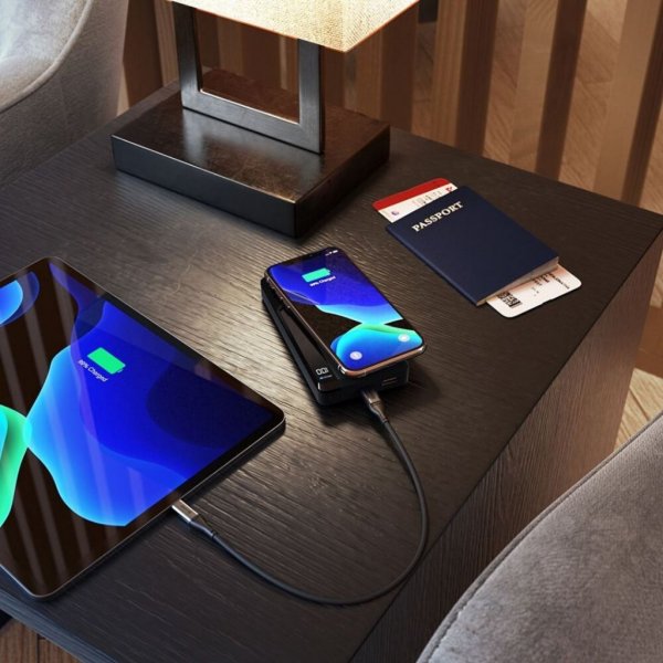 ALOGIC USB-C 10.000 mAh trådløs powerbank Ultimate Sort