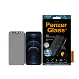 PanzerGlass iPhone 12 Pro Max Skærmbeskyttelse Edge-to-Edge Camslider Privacy