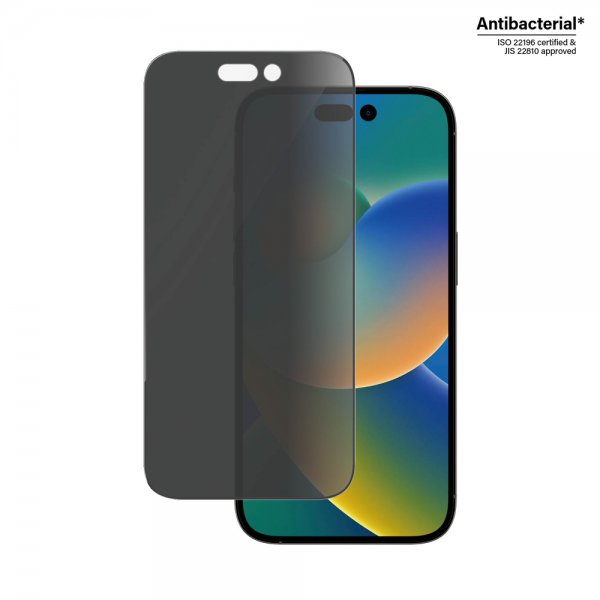 PanzerGlass iPhone 14 Pro Skærmbeskyttelse Ultra-Wide Fit Privacy EasyAligner