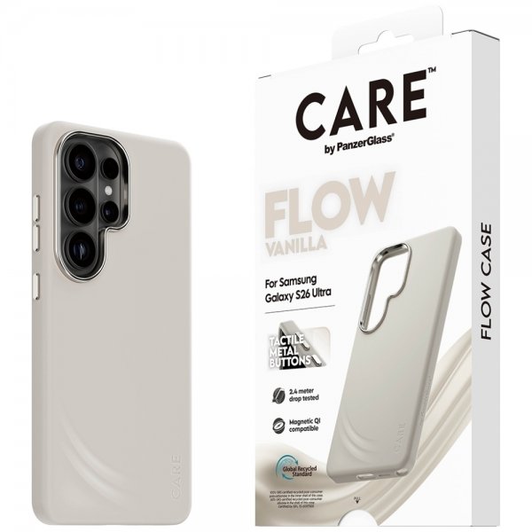 CARE by PanzerGlass Samsung Galaxy S26 Cover Flow MagSafe Vanilla