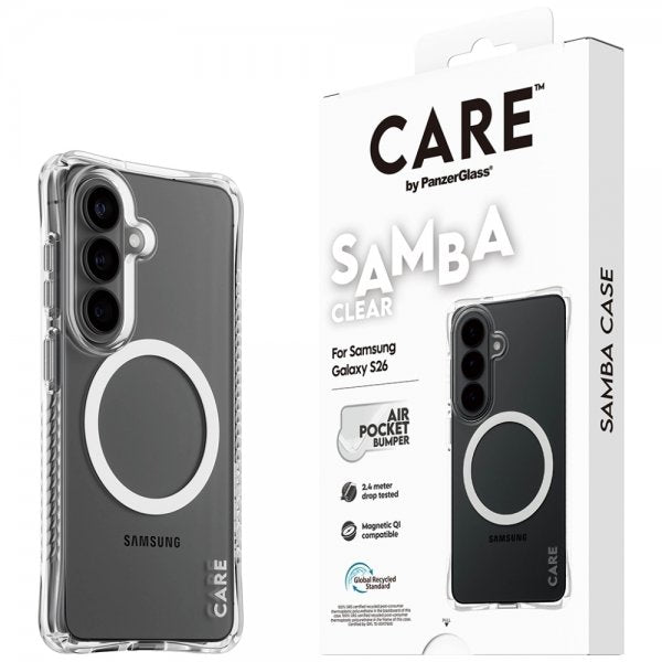 CARE by PanzerGlass Samsung Galaxy S26 Cover Samba MagSafe Transparent