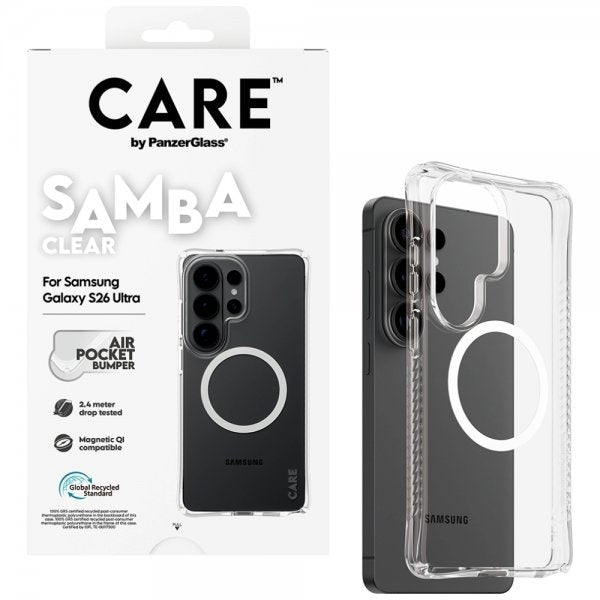 CARE by PanzerGlass Samsung Galaxy S26 Ultra Cover Samba MagSafe Transparent