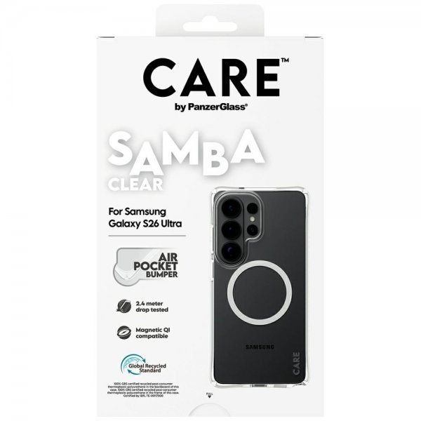 CARE by PanzerGlass Samsung Galaxy S26 Ultra Cover Samba MagSafe Transparent