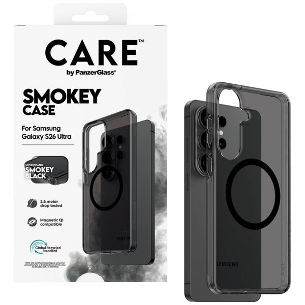 CARE by PanzerGlass Samsung Galaxy S26 Ultra Cover Smokey MagSafe Sort