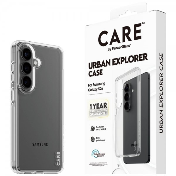 CARE by PanzerGlass Samsung Galaxy S26 Cover Urban Explorer Transparent