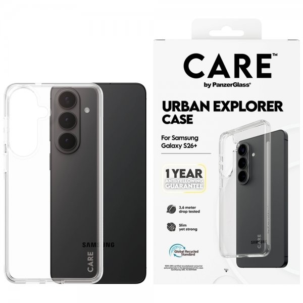 CARE by PanzerGlass Samsung Galaxy S26 Plus Cover Urban Explorer Transparent
