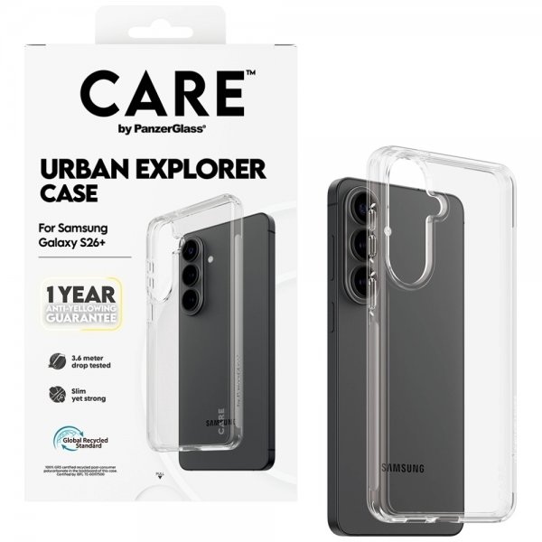 CARE by PanzerGlass Samsung Galaxy S26 Plus Cover Urban Explorer Transparent