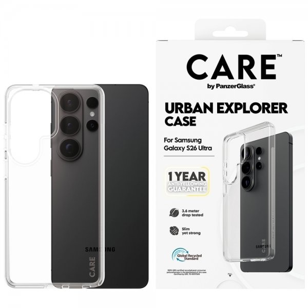 CARE by PanzerGlass Samsung Galaxy S26 Ultra Cover Urban Explorer Transparent