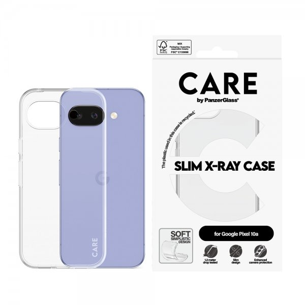 CARE by PanzerGlass Google Pixel 10a Cover Slim X-Ray Transparent