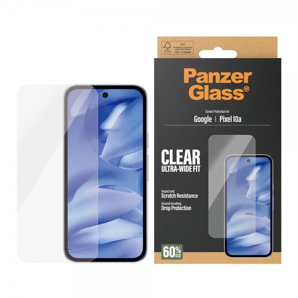PanzerGlass Google Pixel 10a Skærmbeskytter Ultra-Wide Fit