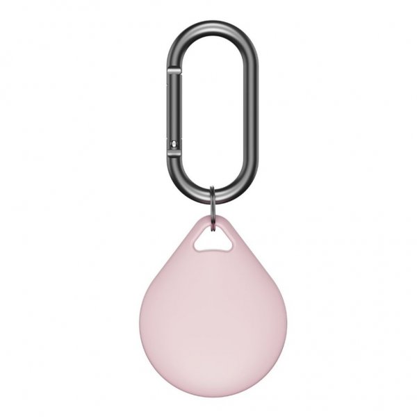 KeyBudz AirTag Holder Secure Dock 2-pak Pink