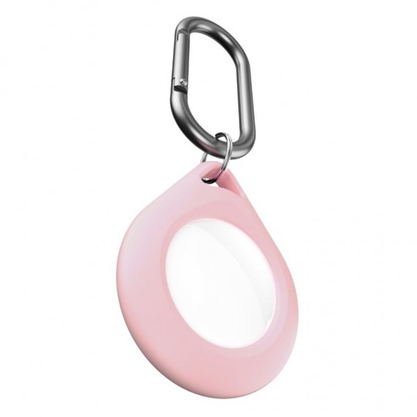 KeyBudz AirTag Holder Secure Dock 2-pak Pink