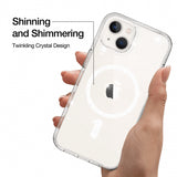 Just Mobile iPhone 14 Cover TENC BlingBling MagSafe Transparent
