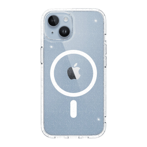 Just Mobile iPhone 14 Cover TENC BlingBling MagSafe Transparent
