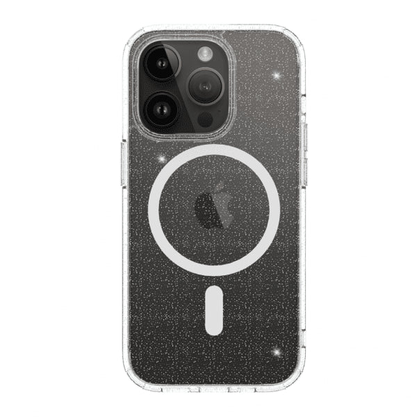 Just Mobile iPhone 14 Pro Cover TENC BlingBling MagSafe Transparent