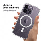 Just Mobile iPhone 14 Pro Cover TENC BlingBling MagSafe Transparent