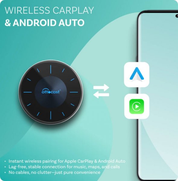 Ottocast Aibox P3 Apple CarPlay/Android Auto AI Box