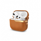 Moshi Pebbo Luxe AirPods 3 PU-læder Brun
