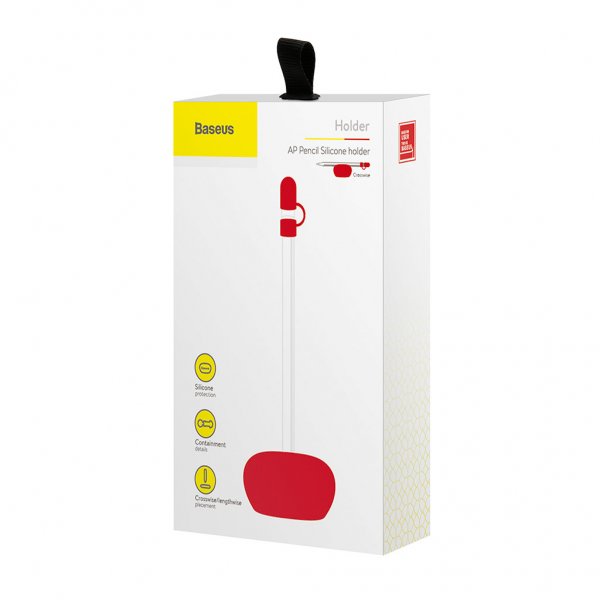 Baseus Apple Pencil Silikoneholder Rød