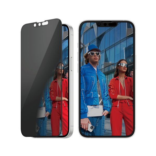 PanzerGlass iPhone 13/13 Pro/14/16e/17e Skærmbeskyttelse Ultra-Wide Fit Privacy EasyAligner