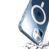 iPhone 12 Mini Cover TPU MagSafe Stødsikkert Transparent