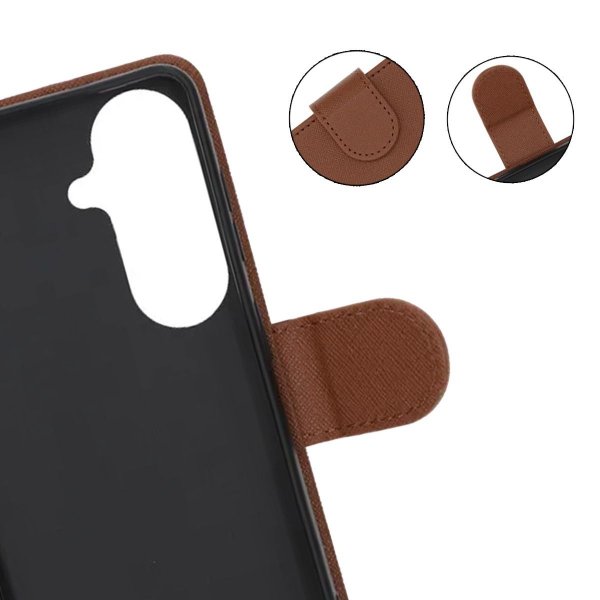 Samsung Galaxy S26 Etui med Stativ Brun