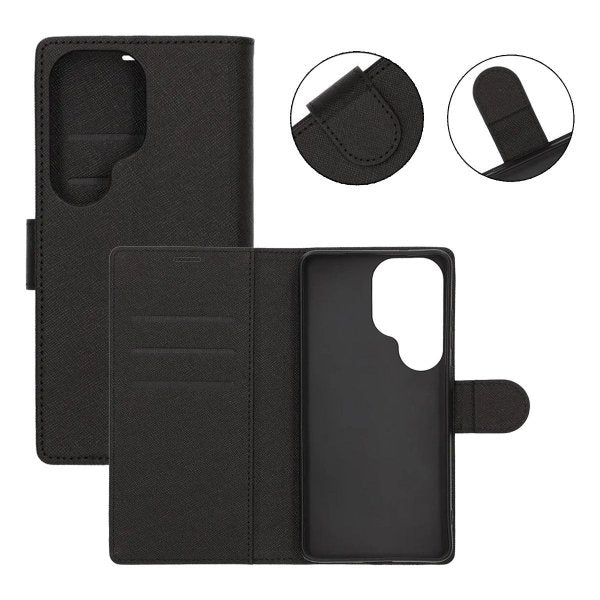 Samsung Galaxy S26 Ultra Etui med Støtteben Sort