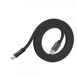 Mobile Origin Flad Kabel Magnetisk USB-A til USB-C 1m Sort