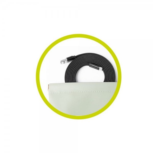 Mobile Origin Flad Kabel Magnetisk USB-A til USB-C 1m Sort