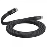 Mobile Origin Flad Kabel Magnetisk USB-C til USB-C 1m Sort