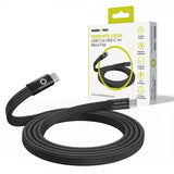 Mobile Origin Flad Kabel Magnetisk USB-C til USB-C 1m Sort