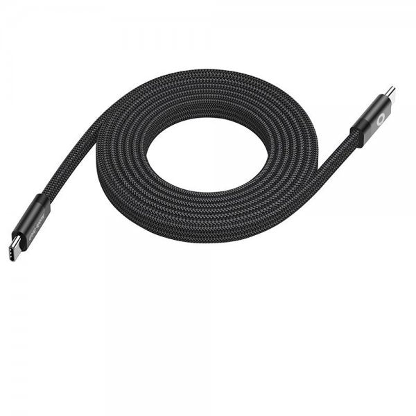 Mobile Origin Flad Kabel Magnetisk USB-C til USB-C 1m Sort
