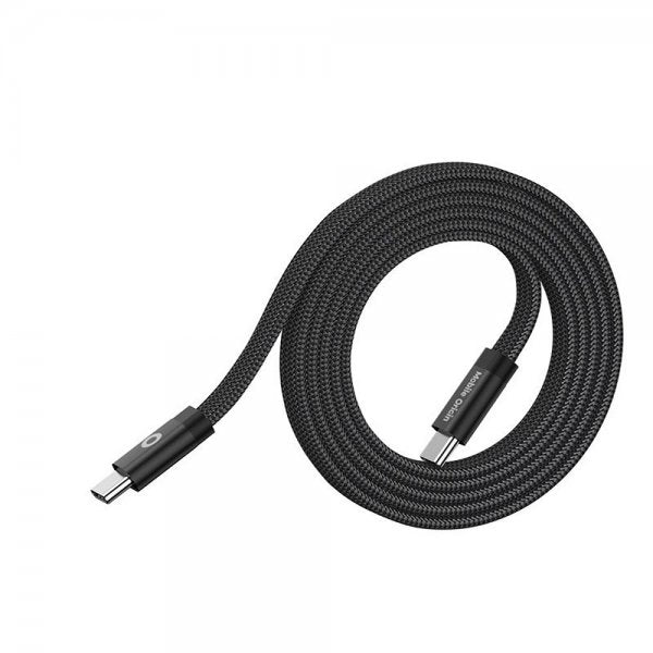 Mobile Origin Flad Kabel Magnetisk USB-C til USB-C 1m Sort