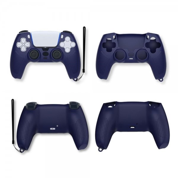PlayStation 5 DualSense Controller Cover med Strop Blå