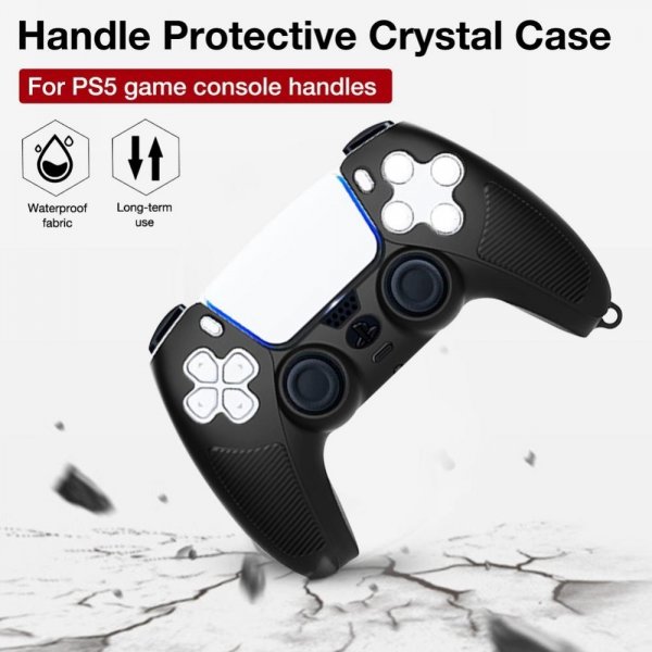 PlayStation 5 DualSense Controller Skal med Strop Limegrøn