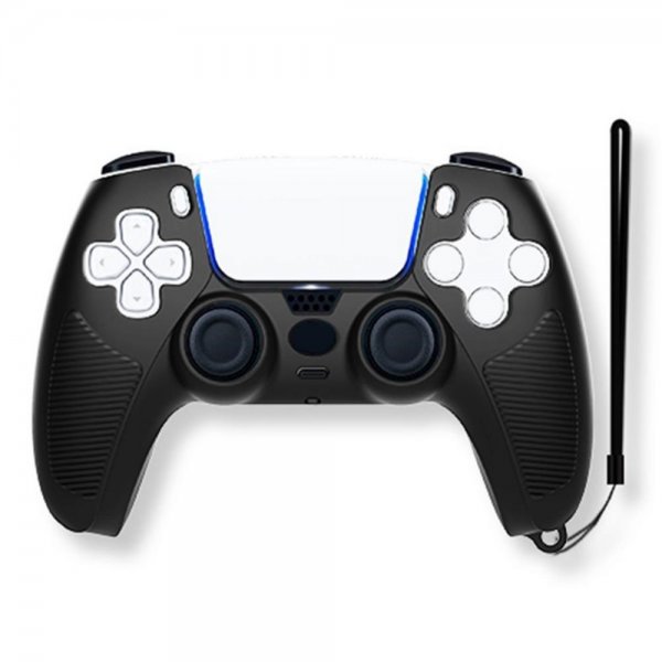 PlayStation 5 DualSense-controller-cover med strop, sort