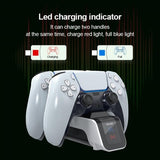 Aolion PlayStation 5 DualSense Controller Dobbelt Opladningsdock