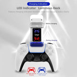 Ipega PlayStation 5 Controller Dobbelt Ladestation