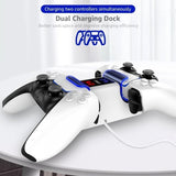 Ipega PlayStation 5 Controller Dobbelt Ladestation