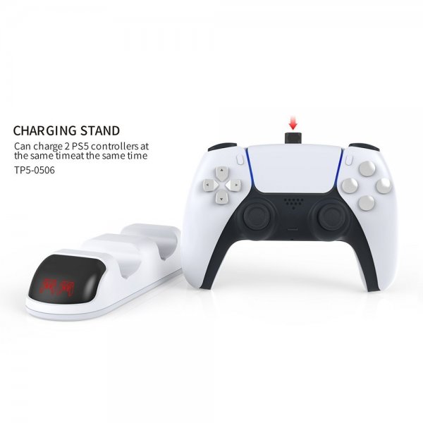 Dobe PlayStation 5 Opladningsstation til to Controllere
