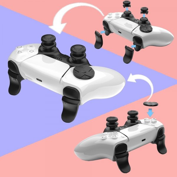 PlayStation 5 Thumb Grips Trigger Extender D-Pad Antislip